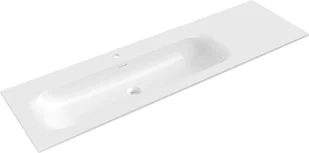 Mexen Vela umywalka wpuszczana w blat lewa 161 x 46,5 cm, biała połysk - 25231600L - Umywalki - miniaturka - grafika 1