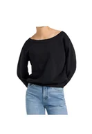 Bluzy damskie - Felpa crop scollo omerale Donna LEE JEANS tessuto felpato - miniaturka - grafika 1
