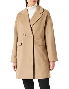 bestseller a/s Damski płaszcz VMKENDALL Coat BOOS, srebrny róż/szczegóły: solidny, XS - Płaszcze damskie - miniaturka - grafika 1