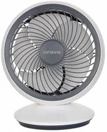 Wentylatory - Orava SF-5 mini stolní ventilátor, 4 W, oscilace, USB nabíjení, 3 rychlosti, průměr 15 cm - miniaturka - grafika 1