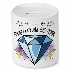 Skarbonka na Urodziny 65 65te 65-te na Prezent z Nadrukiem ze Zdjęciem + Opakowanie na prezent (wzór 02) - Skarbonki Skarbonka na Urodziny 65 65te 65-te na Prezent z Nadrukiem ze Zdjęciem + Opakowanie na prezent (wzór 02) - Skarbonki - miniaturka - grafika 1