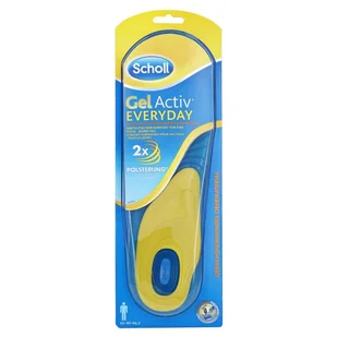 Scholl Scholl Wkładki żelowe GelActiv Everyday dla mężczyzn 2 Stk 2.0 szt - Wkładki higieniczne - miniaturka - grafika 1
