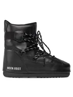 Śniegowce damskie - Moon Boot Śniegowce Sneaker Mid 14028200001 Czarny - miniaturka - grafika 1