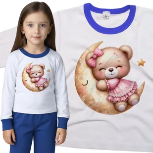 Piżama dziecięca Miś W Różowej Sukience Tulący Księżyc Dzień Misia 98/104 - VoloDonum - Piżamy dla dziewczynek Piżama dziecięca Miś W Różowej Sukience Tulący Księżyc Dzień Misia 98/104 - VoloDonum - Piżamy dla dziewczynek - miniaturka - grafika 1