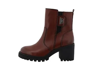 Tom Tailor Damskie sztyblety 6390440010, Brandy, 37 EU, Brandy, 37 EU - Botki damskie - miniaturka - grafika 1