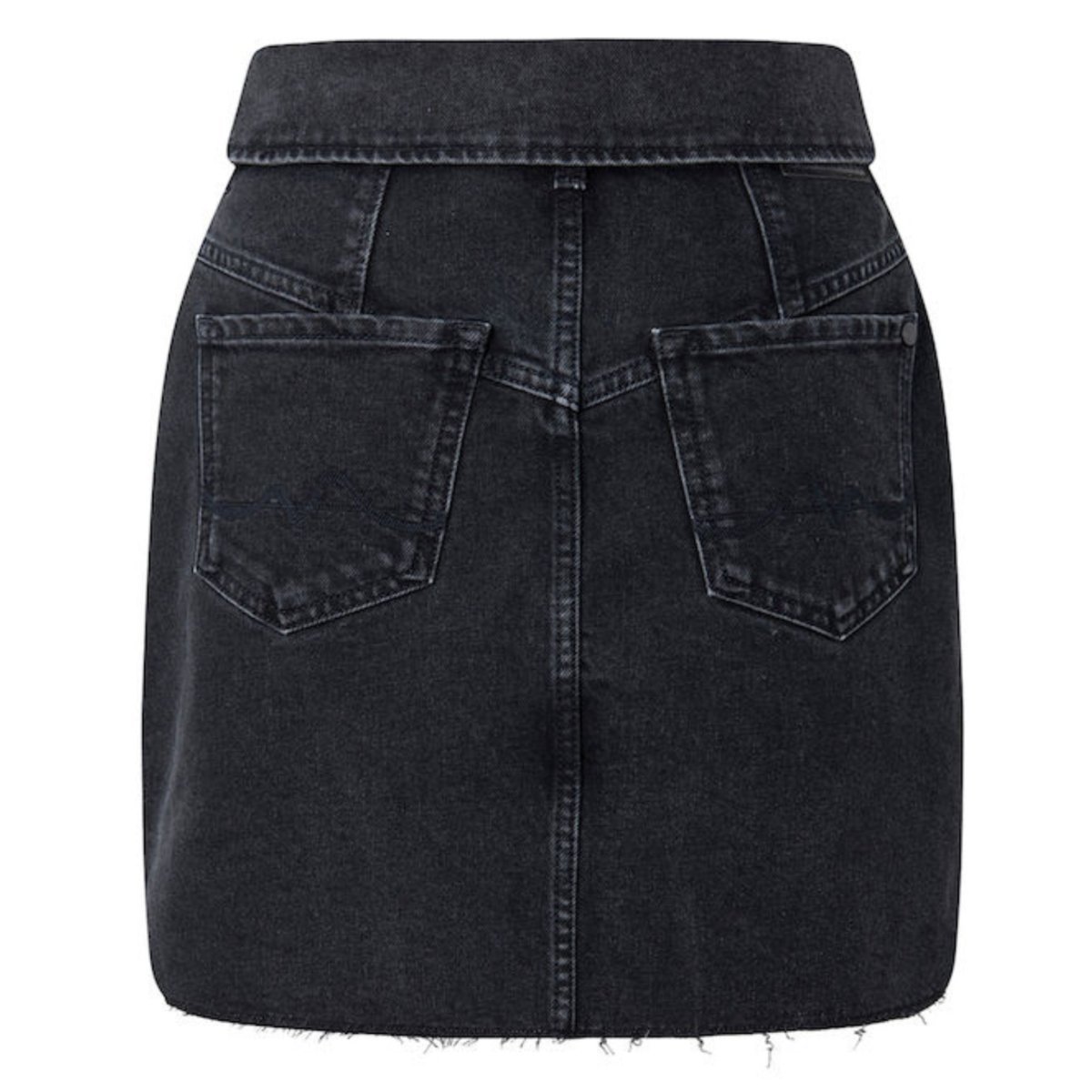Spódnica damska Pepe Jeans Kaz Reclaim jeansowa mini-XS