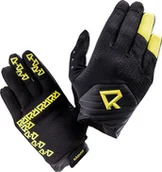 Rękawiczki rowerowe - Radvik Rękawiczki rowerowe Cutfull Gts czarno-limonkowe r. M - miniaturka - grafika 1