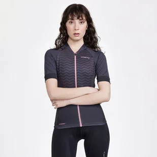 Damska Koszulka z krótkim rękawem CRAFT ADV ENDUR JERSEY W 1910553-992743 – Szary - Koszulki i topy damskie - miniaturka - grafika 1