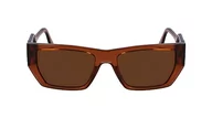 Okulary przeciwsłoneczne - KARL LAGERFELD KL6123S Okulary przeciwsłoneczne, jasnobrązowe, jeden rozmiar, jasnobrązowy, rozmiar uniwersalny - miniaturka - grafika 1