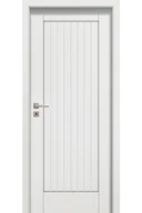 Drzwi wewnętrzne - Pol-Skone Dzwi Wewnętrzne Pełne Modesto W03 Biały - miniaturka - grafika 1