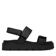 Buty dla dziewczynek - Sandały Tommy Hilfiger T3A2-34284-0326 Czarny - miniaturka - grafika 1