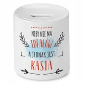 Skarbonki - Skarbonka Dla Kasi na Urodziny Imieniny na Prezent z Nadrukiem ze Zdjęciem - miniaturka - grafika 1