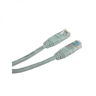 No name UTP patchcord UTP patchcord Cat.5e RJ45 M-3m nieekranowany krzyżowy szary economy do połączenia 2 PC KB030AXX01 - Kable miedziane - miniaturka - grafika 2