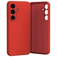Etui i futerały do telefonów - Mercury Silicone Samsung S24 FE S721 czerwony/red - miniaturka - grafika 1