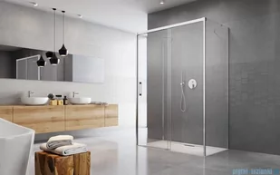 Radaway Idea Kdj+s kabina prysznicowa 90x100x90 prawa przejrzyste 10116100-01-01R/387050-01-01L/10117090-01-01 - Kabiny prysznicowe - miniaturka - grafika 3