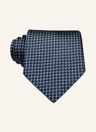 Krawaty i muchy męskie - Zegna Krawat Z Jedwabiu blau - miniaturka - grafika 1