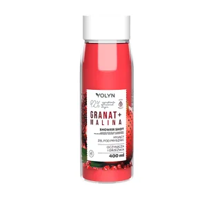 Yolyn myjący żel pod prysznic granat + malina 400 ml - Kosmetyki do kąpieli - miniaturka - grafika 1