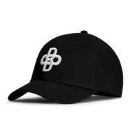 Czapki męskie - Oblak Męskie czapki z daszkiem Czarny Black Peach Cap Damskie szare regulowane baseball z daszkiem i siatką - Czapka Trucker - miniaturka - grafika 1