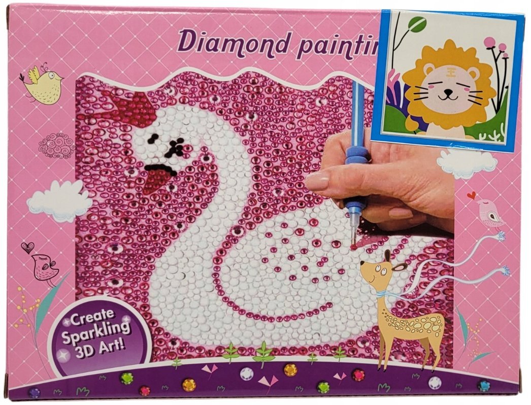 HAFT diamentowy 5D MOZAIKA obrazek ramka ZESTAW DIY 15 x 20 cm