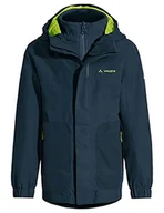 Kurtki i płaszcze dla dziewczynek - Vaude CAMPFIRE 3IN1 Kurtka hardshell elderberry 05381 - miniaturka - grafika 1