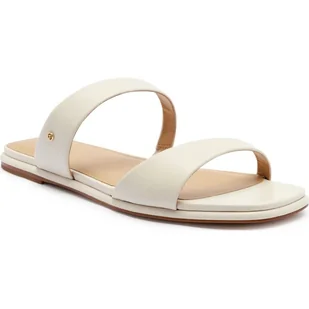 Michael Kors Skórzane klapki JAIDA - Klapki i japonki damskie - miniaturka - grafika 1