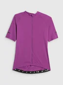 Koszulki rowerowe - 4F Koszulka kolarska damska - fioletowa XS - miniaturka - grafika 1