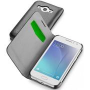 Etui i futerały do telefonów - Cellular Line Etui Book Essential do Samsung Galaxy J1 Ace Czarny - miniaturka - grafika 1