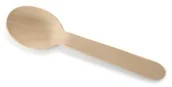 Naczynia i sztućce jednorazowe - Łyżeczka drewniana Ekologiczna BIO 100 sztuk - miniaturka - grafika 1