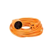 Przedłużacze i rozgałęźniki - Przedłużacz ogrodowy pomarańczowy 2 x 1,0 mm² 20 m Duwi - miniaturka - grafika 1