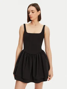 Imperial Sukienka koktajlowa AFHMIQD Czarny - Sukienki - miniaturka - grafika 1