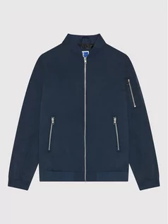 Kurtki i płaszcze dla chłopców - Jack&Jones Junior Kurtka bomber Rush 12182385 Granatowy Regular Fit - grafika 1