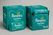 Chusteczki nawilżane - Pampers Fresh Clean chusteczki nawilżane 24x52 szt - miniaturka - grafika 1