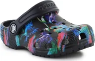 Buty dla dziewczynek - Crocs Klapki Crocs Classic Dino Clog Jr 208303-4LF - miniaturka - grafika 1