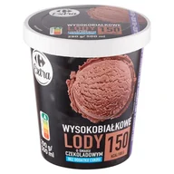 Lody i desery lodowe - Carrefour Extra Wysokobiałkowe lody o smaku czekoladowym 500 ml - miniaturka - grafika 1