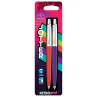 Długopisy - 2 x Długopis Parker Jotter Originals 80's Retro Wave czerwony + fioletowy - 2186314 - miniaturka - grafika 1