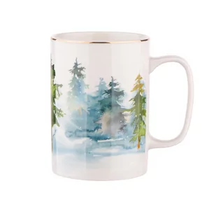 Altom, Kubek prosty winter forest, 300 ml, dek. las - Kubki - miniaturka - grafika 1