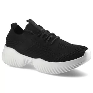 Cross Jeans Sneakersy FF2R4095C Czarny - Sneakersy damskie - miniaturka - grafika 1