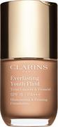 Podkłady do twarzy - Clarins Everlasting Youth Fluid SPF15 109 Wheat 30ml - miniaturka - grafika 1