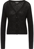 Swetry damskie - usha BLACK LABEL Damski sweter 15320180, czarny, XS-S - miniaturka - grafika 1
