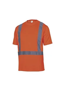 Delta Plus T-shirt ostrzegawczy z krótkimi rękawami z poliestru 75% i bawełny 25% 200 g/m2 pomarańczowy fluo rozmiar XL FEEDEORXG FEEDEORXG - Odzież robocza - miniaturka - grafika 1
