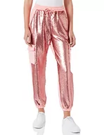 Bluzy damskie - Love Moschino Damska bluza z kapturem, różowy, 38 - miniaturka - grafika 1