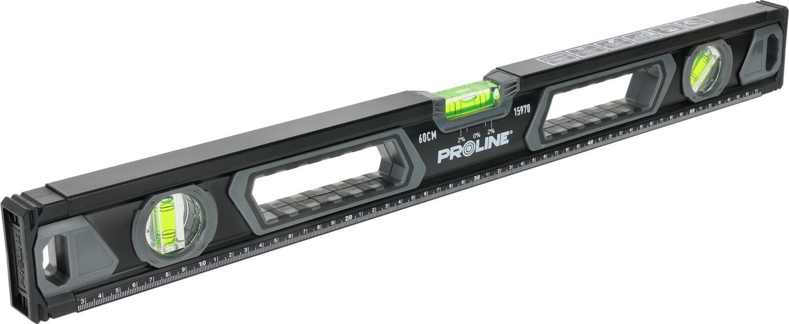 Pro-Line POZIOMNICA PREM.UCH.3LIB.FREZ,0.5MM/1M,MAG.2%, 60CM
