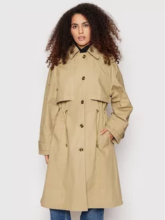 Kurtki damskie - Michael Kors MICHAEL Parka MH1204ED0X Beżowy Regular Fit - grafika 1