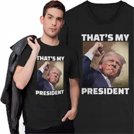 Koszulki męskie - Koszulka Donald Trump That's My President Stany Zjednoczone Pięść USA - miniaturka - grafika 1