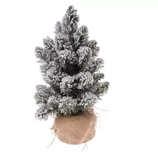 Ośnieżona choinka dekoracyjna Jodła, 30 cm - Choinki - miniaturka - grafika 1