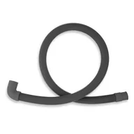 Akcesoria i części do pralek i suszarek - Wąż odpływowy do pralki szary przyłącze proste-kątowe 100 cm - miniaturka - grafika 1