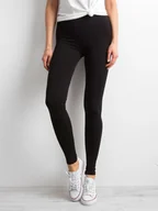 Legginsy - Czarne legginsy Basic-S - miniaturka - grafika 1