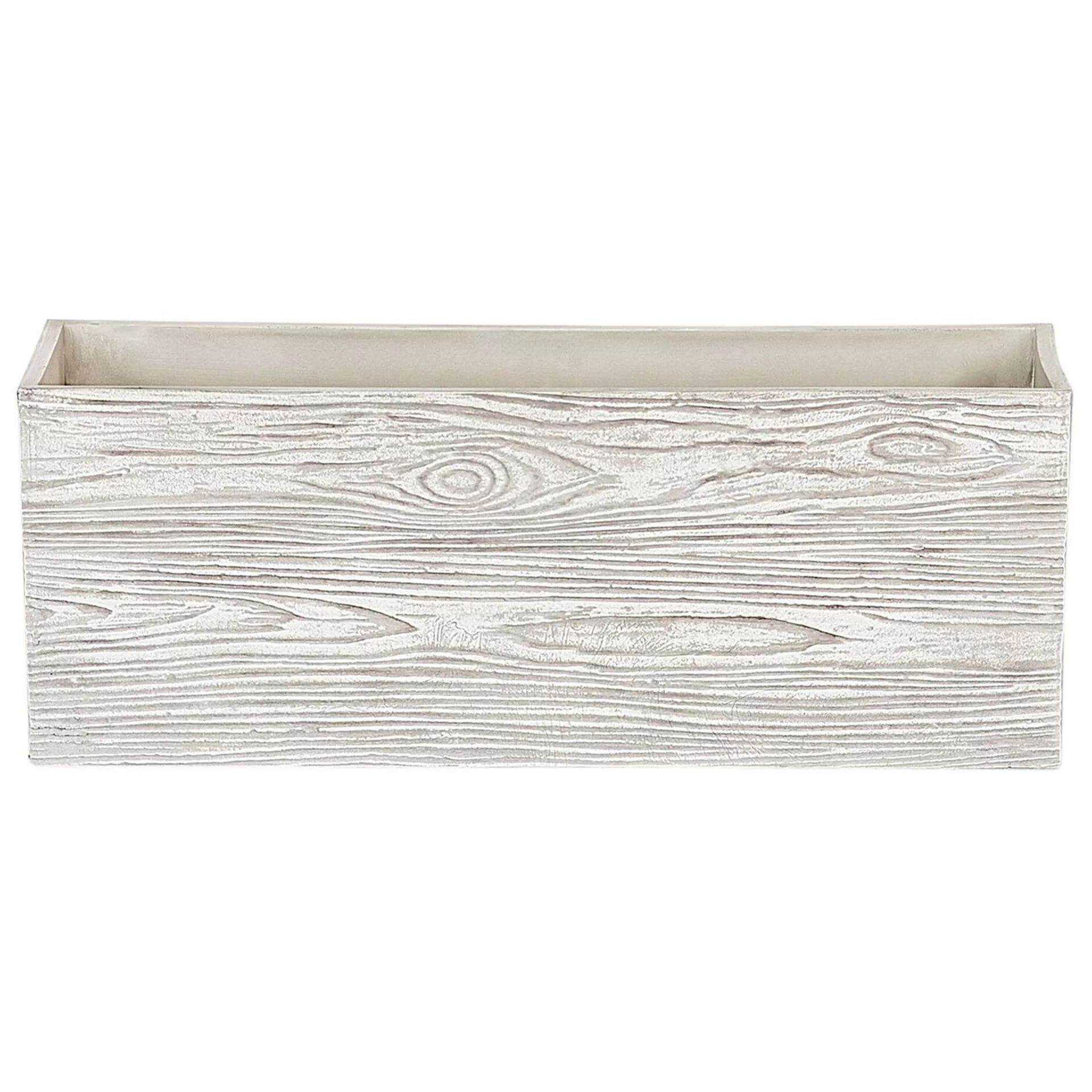 Blumfeldt Beliani biała imitacja drewna 42 x 13 x 15 cm PAOS