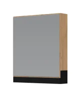 Szafki łazienkowe - Szafka łazienkowa z lustrem w kolorze dąb złoty L6-W90 - miniaturka - grafika 1