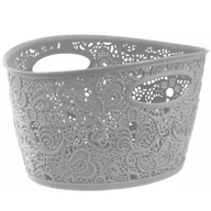 Pudła i pojemniki do przechowywania - Koszyk VICTORIA S szary - miniaturka - grafika 1